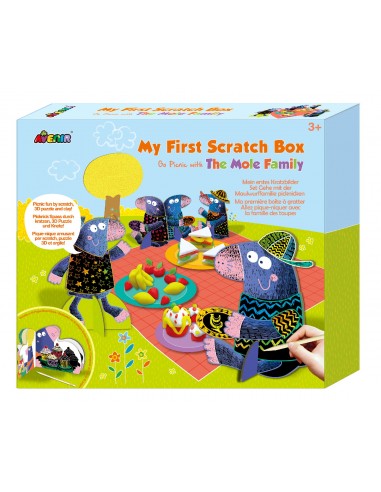 scratch box go picnic with the mole family
