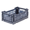 ay kasa folding crate cobalt blue