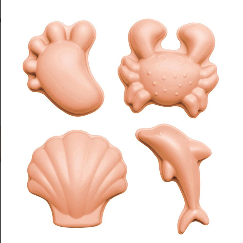 coral set of 4 moulds