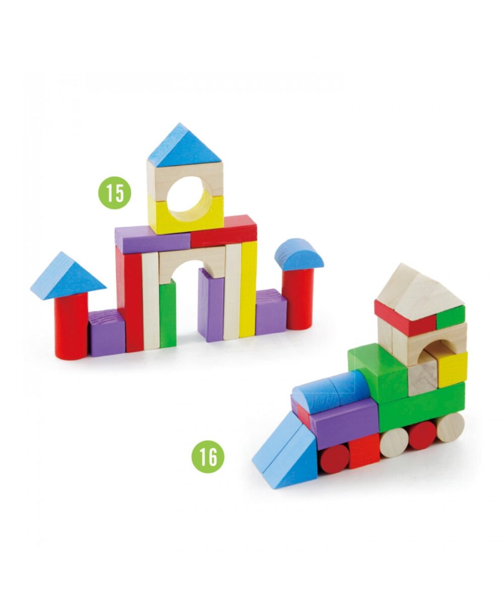 building blocks in a drum colored 100 pcs 9