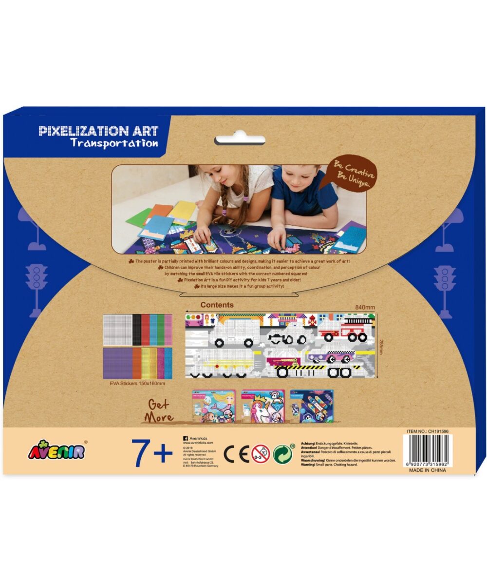 pixelation art transportation 1