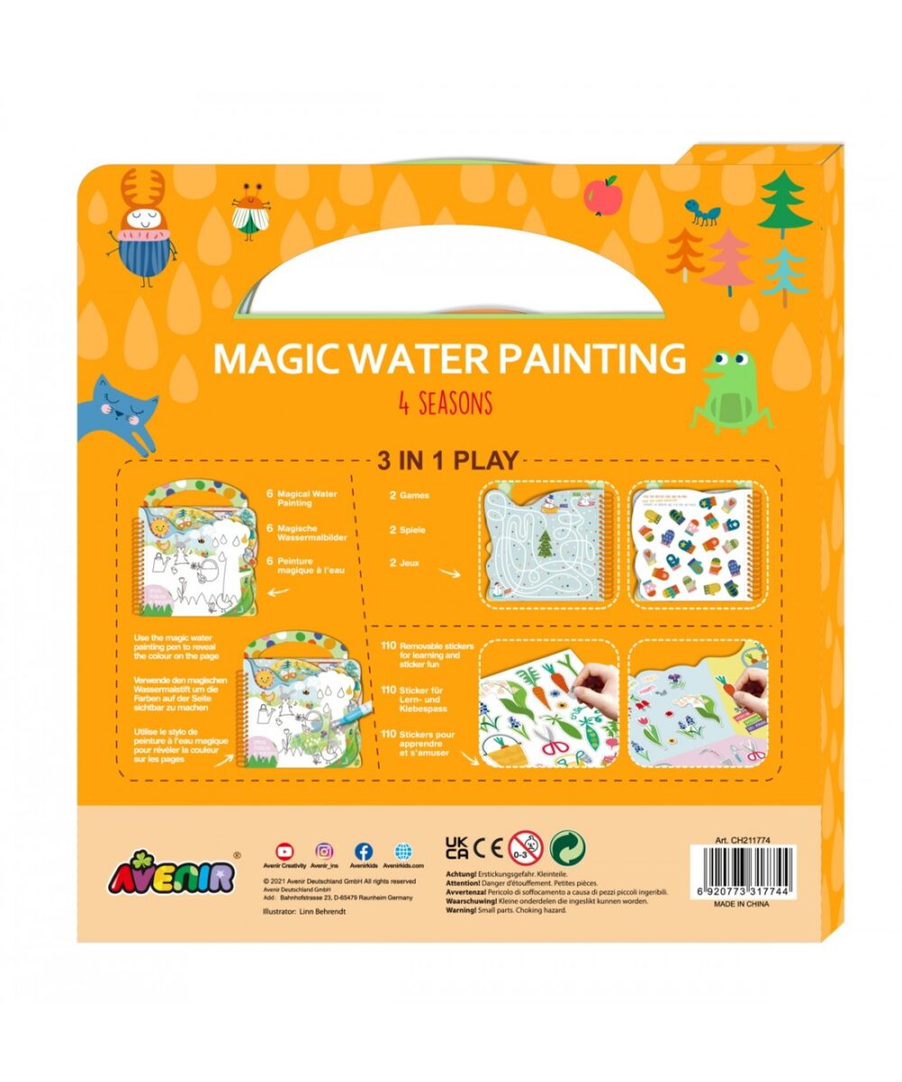 magic water painting 4 seasons 2