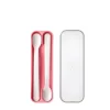 set feeding spoon mio 2 pcs deep pink