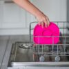 bbluv yumi silicone plate spoon pink dishwasher lifestyle 600x600