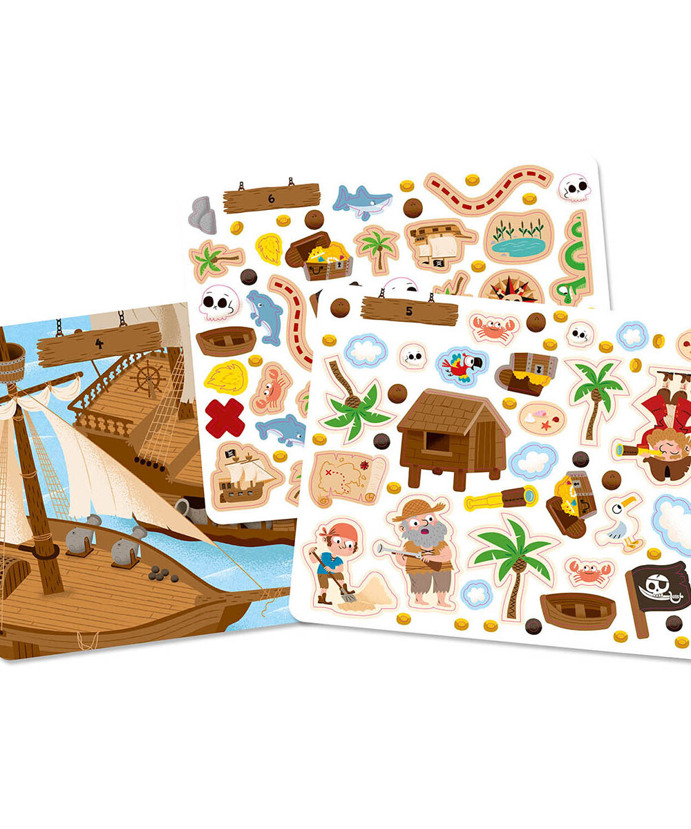 Alternative view of ΑUΖΟU. 200 Stickers - Pirates